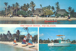 FIJI - 13.1.1983 - NADI AIRPORT TO AUCKLAND -  FIJIAN HOTEL COLOUR VIEW #501 - Lot 25161 - Fiji