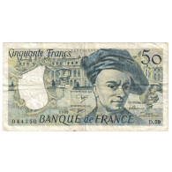 France, 50 Francs, Quentin De La Tour, 1990, D.59, TTB, Fayette:67.16, KM:152e - 50 F 1976-1992 ''Quentin De La Tour''