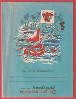 PROTEGE-CAHIER Fromagerie BEL  La Vache Qui Rit ( Cahier De Geographie ) Illustrateur Hervé BALLE - Book Covers
