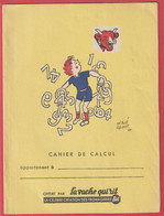 PROTEGE-CAHIER Fromagerie BEL  La Vache Qui Rit ( Cahier De Calcul  ) Illustrateur Hervé BALLE - Book Covers