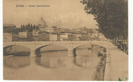 CPA ,Italie , N°741, Roma , Ponte Gianicolense ,Ed. E. Richter  ,1919 - Pontes