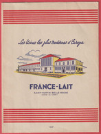 PROTEGE-CAHIER France - Lait En Boite  " Usine Les Plus Modernes D'Europe " St Martin-Belle-Roche ( Saône & Loire ) - Protège-cahiers