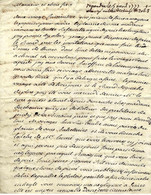 1777 LA BAZOUGE LES ALLEUX Mayenne LETTRE SIGN. Cabannes Ancien Soldat De La Compagnie Des Indes  LETTRE FAMILALE - Documentos Históricos