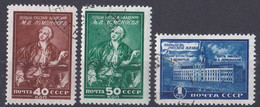 Sowjetunion UdSSR 1949 - Mi.Nr. 1311 - 1313 - Gestempelt Used - Gebruikt