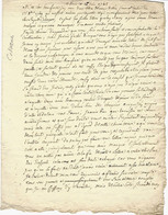 1765  LETTRE (par Cabannes à Paris) à Son Beau Frère Ancien Soldat De La Compagnie Des Indes LETTRE FAMILIALE MORALE - Historical Documents