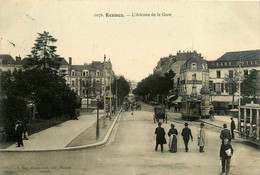 Rennes * Avenue De La Gare * Tram Tramway * Grand Hôtel - Rennes