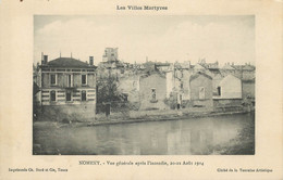 MEURTHE ET MOSELLE  NOMENY Apres L'incendie 20-22 Aout 1914 - Nomeny