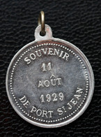 Jeton D'inauguration Du Pont Saint Hubert "Port Saint Jean 11 Août 1929" Plouër-sur-Rance / La Ville-ès-Nonais" St Malo - Professionnels / De Société