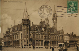 Gent - Gand  // Nouvel Hotel Des Postes Met Fraaie Tram 1914 - Gent