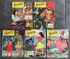 Lot De 5 Revues La Semaine De Suzette 1957 N° 3/4/5/27/28 - Lotti E Stock Libri