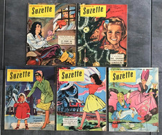 Lot De 5 Revues La Semaine De Suzette 1957 N° 3/4/5/27/28 - Wholesale, Bulk Lots