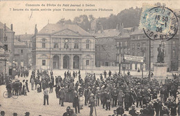 CPA 08 CONCOURS DE PECHE A SEDAN 7h DU MATIN ARRIVEE PLACE TURENNE DES 1ERS PECHEURS - Sedan