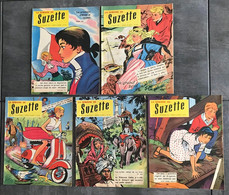 Lot De 5 Revues La Semaine De Suzette 1957 N° 33/37/38/39/41 - Wholesale, Bulk Lots