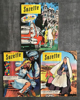 Lot De 3 Revues La Semaine De Suzette 1958 N° 16/24/25 - Lots De Plusieurs Livres