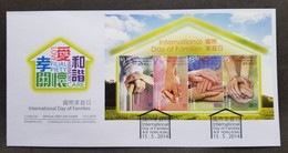 Hong Kong International Day Of Families 2014 House Love Hand Family (FDC) - Cartas & Documentos