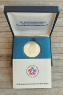 USA 1976 - Bicentennial Silver Medal T. Jefferson In Box - Colecciones