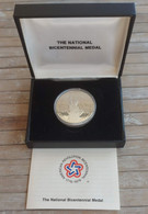 USA 1976 - The National Bicentennial Silver Medal “Liberty” In Box - Collections