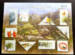 South Africa Botanic Garden 2013 Tree Bird Flower Bee Hummingbird Fruit (sheetlet MNH *odd Shape *self Adhesive *unusual - Unused Stamps