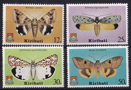 KIRIBATI 1980 FARFALLE SG117/120  MNH - Kiribati (1979-...)