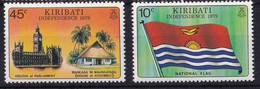 KIRIBATI 1979  INDIPENDENCE SG84/85  MNH - Kiribati (1979-...)