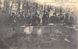 CPA 77 MORET SUR LOING CONCOURS DE PECHE 1906 LES VICTIMES - Moret Sur Loing