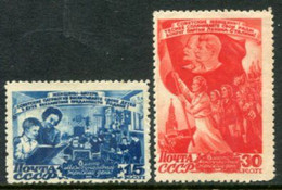 SOVIET UNION 1947 Women's Day MNH / **.  Michel  1114-15 - Nuovi