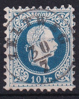 MiNr. 38 Österreich 1867 1. Juni/1. Sept. Freimarken: Kaiser Franz Joseph - Mit Vollstempel ZELTWEG - Gebraucht