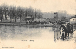 CPA 95 VIARMES L'ETANG PECHE - Viarmes