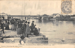 CPA 95 PONTOISE CONCOURS DE PECHE ORGANISE PAR L'AUTO 1904 - Pontoise