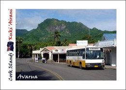 Cook Islands Rarotonga Avarua Street View Bus New Postcard - Cook Islands