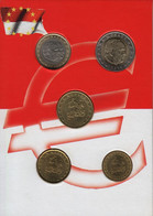 MONACO, Euro; 2002; Série De 5 Pièces; Emballage D'origine - Monaco