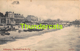 CPA FOLKESTONE THE BEACH FROM THE PIER - Folkestone