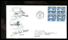 USA - FDC 1958 - AIR MAIL STAMP  7 Cent - 1951-1960