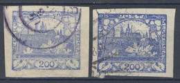 Tchécoslovaquie 1918 Mi  9 (Yv 22),  Couleurs - Usados