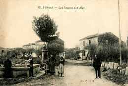 Mus * Les Bassins Des Mas * Lavoir Laveuses * Villageois * Rue Du Village - Autres & Non Classés