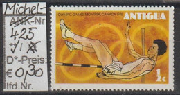 1976 - ANTIGUA - SM "Olymp. Sommerspiele Montreal" 1/2 C Mehrfärbig - ** Postfrisch - S.Scan  (425 Antigua) - West Indies