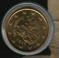 SAINT MARIN, Euro; 2005; 50 Cent; - San Marino