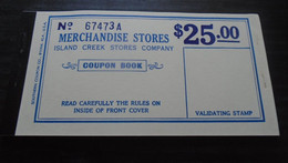 SPITZBERGEN  Island Creek Stores Company , P Unl, 25 Dollars , ND 1915 , UNC  Neuf,  Booklet , 95% Discount - Norway