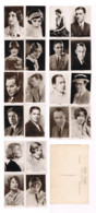 Lot 20 Cartes Photo Cinéma   1930   London - Actores