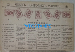 190017 RUSSIA LANGUAGES FOR STAMPS POSTAL POSTCARD - Russia