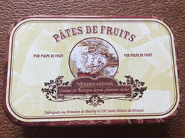 BOITE MÉTAL  Pâtes De FRUITS  Moulin De BAUDRY - Boîtes