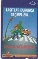 Turkey, N-184,  Traffic, Pedestrian Cross, 2 Scans. - Türkei