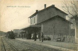 St Gilles * Gare De La Camargue * Arrivée Du Train * Ligne Chemin De Fer - Saint-Gilles