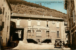 St Jean De Valériscle * Place De La Mairie * Automobile Voiture Ancienne - Other & Unclassified