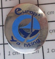 2122 Pin's Pins / Beau Et Rare / THEME : SPORTS / BATEAU VOILE EUROP' YACHTING - Sailing, Yachting