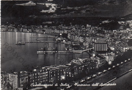 CARTOLINA  CASTELLAMMARE DI STABIA,CAMPANIA,PANORAMA DALL"AUTOSTRADA,MARE,VACANZA,ESTATE,BELLA ITALIA,VIAGGIATA 1963 - Castellammare Di Stabia