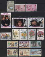 British Virgin Islands (16) 1979 - 2003. 29 Different Stamps. Mint & Used. Hinged. - Iles Vièrges Britanniques