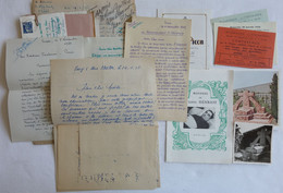 Lot Documents Variés Philippe Henriot - Collaboration - Vichy - Milice - WW2 - 1939-45
