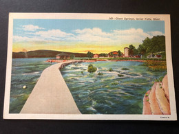 Giant Springs, Great Falls, Unwritten Card - Great Falls