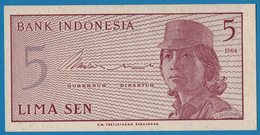 INDONESIA 5 SEN 1964 # XAC013741 P# 91 - Indonesia